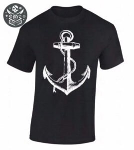 T-shirt ancre marine en Polycoton Impression 3D - S - T-Shirt Pirate