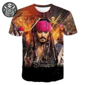 T-shirt Pirate Black Pearl Capitaine Homme — Trésor Pirate