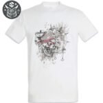 T-shirt Pirate Art Design Polycoton