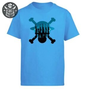 T-shirt Pirate Bleu Ciel Homme — Trésor Pirate