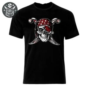 T-shirt Pirate Borgne Polycoton 3D — Trésor Pirate