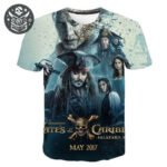 T-shirt Pirate de Qualité en Polycoton avec design ’Pirates des Caraïbes : La Vengeance de Salazar’