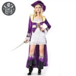 T-shirt Pirate Rose Femme Polyester — Trésor Pirate (vue 3)