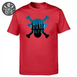 T-shirt Pirate Rouge de Qualité en Polycoton 3 T-shirt Pirate Rouge de Qualité en Polycoton - S - T-Shirt Pirate
