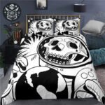 T-shirt Pirate Skulls - 140x200 cm - Housse de Couette Pirate