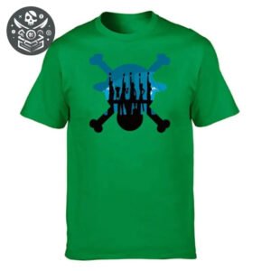 T-shirt Pirate Vert de Qualité et Confortable 3 T-shirt Pirate Vert de Qualité et Confortable - L - T-Shirt Pirate