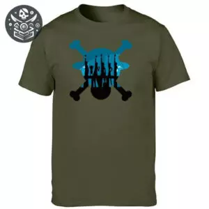 T-shirt Pirate Vert Foncé HD en Polycoton de Qualité 3 T-shirt Pirate Vert Foncé HD en Polycoton de Qualité - S - T-Shirt Pirate