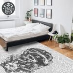 Tapis Pirate Salon Design Caraïbes — Trésor Pirate (vue 4)