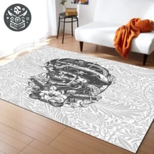 Tapis Pirate Salon Design Caraïbes — Trésor Pirate