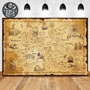 Tapisserie Pirate Trésor Caché Exploration Enfant — Trésor Pirate