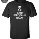 T-shirt Pirate Crâne Impression 3D Homme