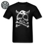 Tee-shirt Pirate Skull de Qualité 🏴‍☠️ - S - T-Shirt Pirate