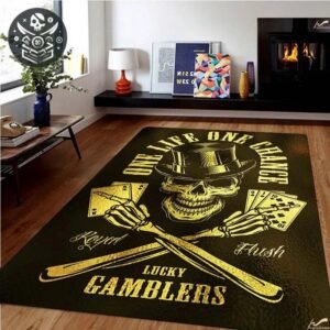 Tapis Pirate Coton Résistant Eau — Trésor Pirate