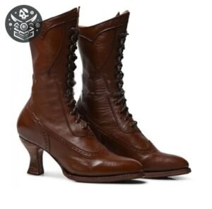 Bottines Pirate Cuir Femme Renaissance — Trésor Pirate