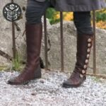 Bottes Pirate Steampunk Cuir PU Femme — Trésor Pirate (vue 4)