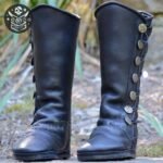 Bottes Pirate Steampunk Cuir PU Femme — Trésor Pirate (vue 5)