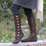 Bottes Pirate Steampunk Cuir PU Femme — Trésor Pirate (vue 2)