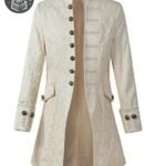 Veste Pirate Noire Coupe Longue