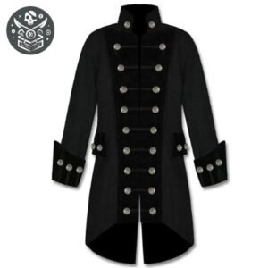 Veste Pirate Baroque Grise - S - Veste Pirate