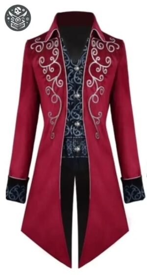 Veste Pirate Manteau Long Polycoton — Trésor Pirate