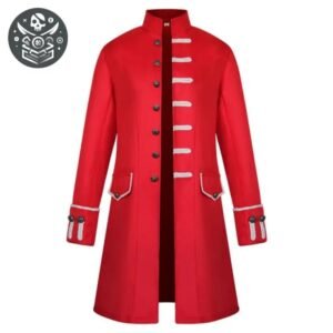 Veste Pirate Rouge Éclatant Femme — Trésor Pirate