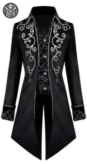 Veste Pirate Corsaire Polycoton Homme — Trésor Pirate