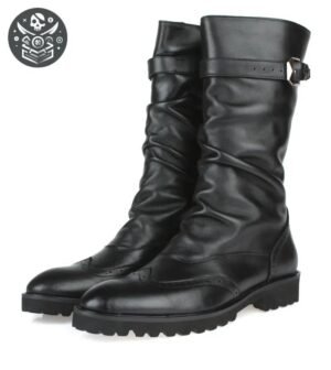 Bottes Pirate Capitaine Cuir Vache Homme — Trésor Pirate