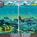 Tapisserie Pirate Trésor Polyester Enfant
